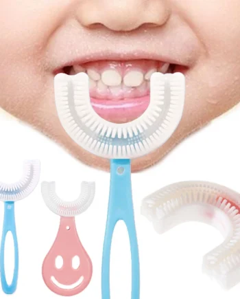 Baby Toothbrush Children 360 Degree U-shaped Child Toothbrush Teethers Baby Brush Silicone Kids Teeth Oral Care Cleaning