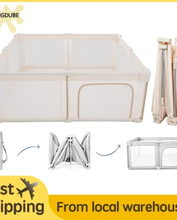 PANGDUBE Folding Baby Playpen Large Foldable Playground for Baby Safety Fence Activities for Baby Park Portable Baby Games Area