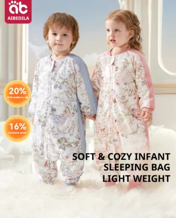 AIBEDILA Baby Sleep Sack Thick Soft Kid's Swaddle Transition Sleeping Bag Warmth Toddlers Wearable Blanket 6M-5.5T Boy/Gril