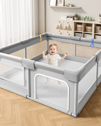 Baby Playpen Baby Playground With Pull Ring Indoor Activity Fence Safety Barrier Fence Playpen For Kids Children Play Park