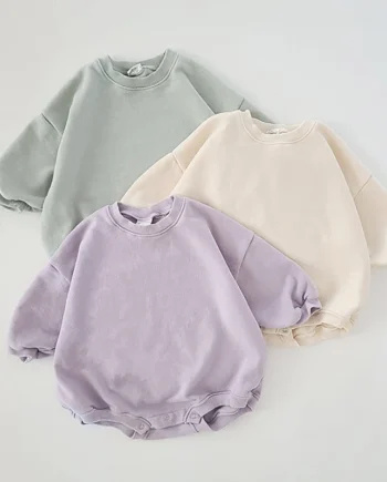INS Baby Boy Girls Christmas Outfit Romper Jumpsuit Sweatshirts Playsuit Xmas Pullover Bodysuits Fall Winter Child Clothes