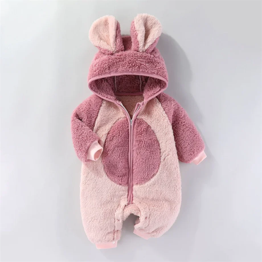 Autumn Winter Newborn Baby Clothes Infant Clothing Girls Jumpsuit for Boys Soft Flannel Romper Toddler Clothes 0-18 Month