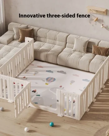 Baby Playpen Indoor Kids Safety Fence Extra Height Toddler Play Yard Crawling Barrier Baby Activity Center for Living Room