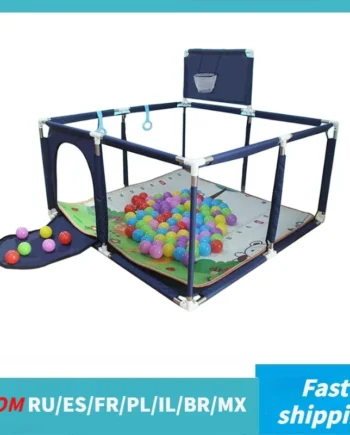 Square Baby Playpen Toddler baby games park Infant Activity Barriers Playground Kid Ball Pit Playpen Baby corralito Safety Fence