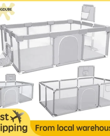PANGDUBE Baby Playpen for Children Play Area Baby Playground 6 Month~6 Years Old Kids Ball Pit Playpen Indoor Baby Safety Fence