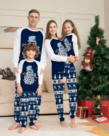 Christmas Pajamas Family Matching Outfits Adult And Kids Clothes Tops+Pants Xmas Sleepwear Sets Newborn Baby Boy Girl Jumpsuit