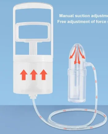 Baby Nasal Aspirator Powerful Hand Pump and Non-invasive Nose Tip Hygienic & Comfortable Nose Suction for Baby
