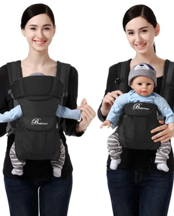 Baby Sling Carrier, 4-in-1 Ergonomic Baby Backpack Carrier, Easily Adjustable Baby Carrier Newborn to Toddler
